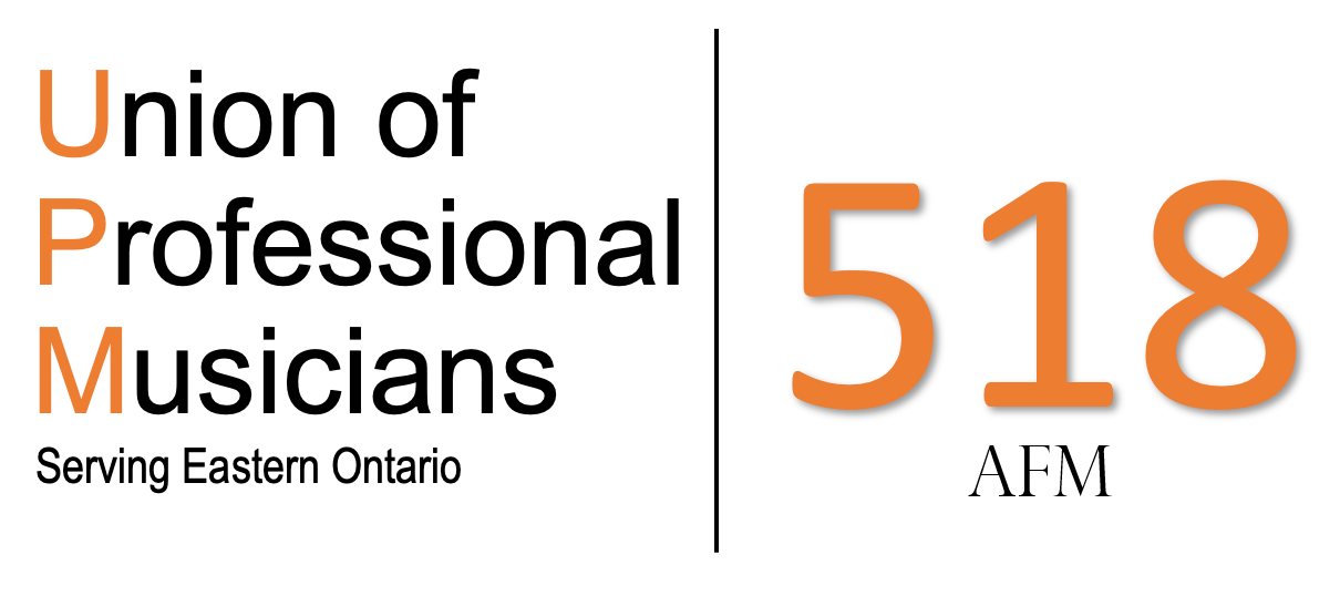 Union of Professional Musicians Local 518, Serving Eastern Ontario.