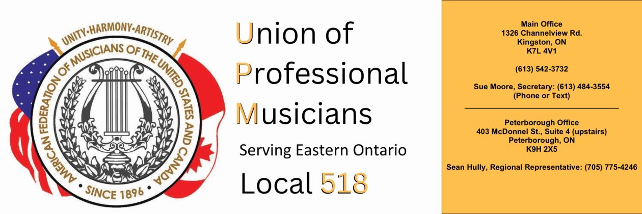 Union Of Professional Musicians AFM  Local 518